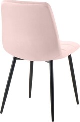 thumbnail of Esszimmerstuhl FIGAD - Samt Pink 45x55x84 cm | Essstühle Esszimmerstühle Küchenstühle Wohnzimmerstühle