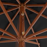 thumbnail of Helloshop26 - Ombrellone con palo in legno 350 cm antracite 02_0008126