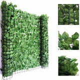 thumbnail of Balkonsichtschutz T811, Buchenhecke Sichtschutz Windschutz Verkleidung für Terrasse Zaun ~ 500x150cm hell