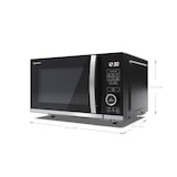 thumbnail of Sharp YC-QS204AE-B Flatbed Magnetron - 800W - 20ltr - zwart
