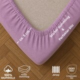 thumbnail of EXKLUSIV HEIMTEXTIL Jersey Spannbettlaken 120 x 200 cm Rosa 100% Baumwolle Öko - Tex Zertifiziert Bed-Sheet Bettlaken Spannbetttuch