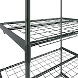 thumbnail of Serra A 3 Ripiani Da Giardino Per Orto Telaio In Acciaio Verniciato Telo In PVC Trasparente Porta Avvolgibile Apertura A Cerniera 69x49x125 Cm