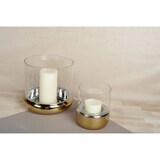 thumbnail of Photophore doré double paroi 24x24x18cm