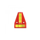 thumbnail of Mini Wasserwaage Kreuzwasserwaage Pyramide mit 2 Libellen rechtwinklig angeordnet Maße: 5,5 x 4,5cm