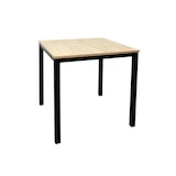 thumbnail of Mesa roble claro baja Troya 70x70 HOBETO