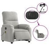 thumbnail of vidaXL Massagesessel Aufstehhilfe Elektrisch Hellgrau Mikrofasergewebe