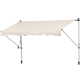thumbnail of Toldo Manual Retráctil para Exterior 400x120x170-280 cm Toldo Enrollable Altura Ajustable con Manivela Protección Solar para Terraza Balcón Jardín