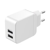 thumbnail of Chargeur secteur double USB Type A 2.4A Wefix Blanc