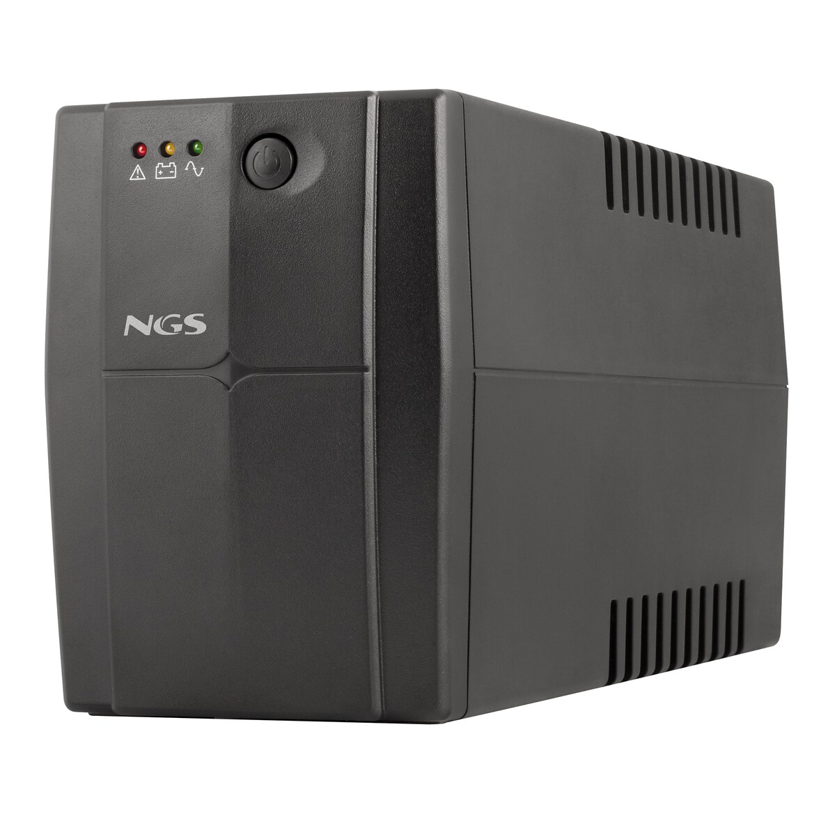 NGS Fortress 900 V3 - Sistema de Alimentación Ininterrumpida SAI, Off Line UPS 600 VA, Tensión Constante de Salida 360W para 2 Enchufes Schuko