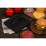 thumbnail of Prensa de hamburguesas cuadrada de hierro fundido Ø21 cm – Negra