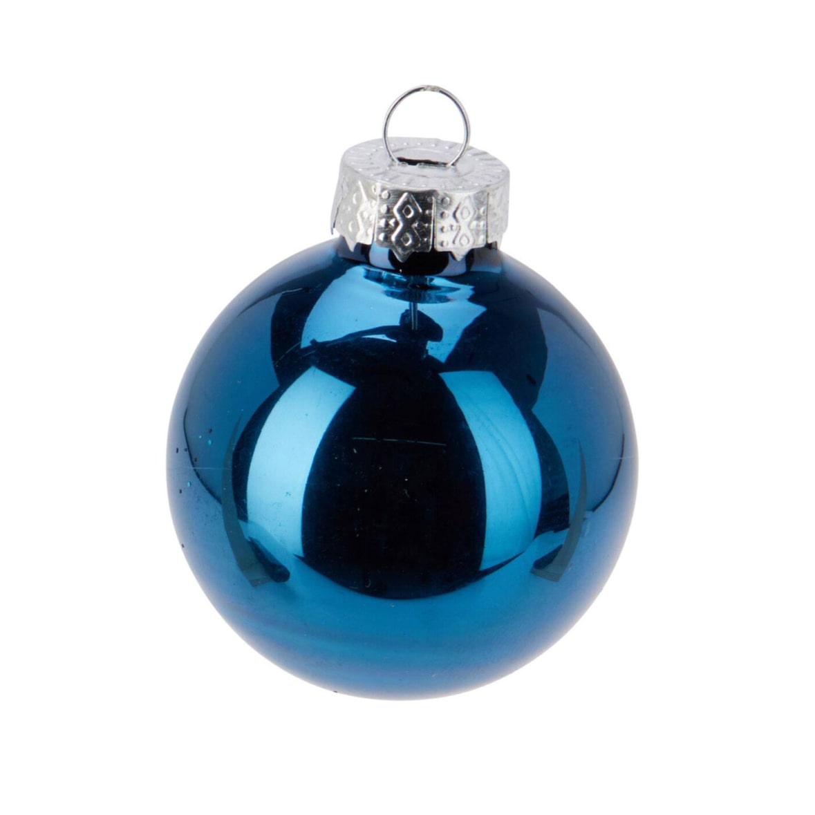 WellHome - Conjunto de 25 Bolas de Natal Azuis Ø2,5cm - Brilhante