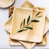 thumbnail of greenbox - Palmblatt Teller "Palmware®" 25 x 25 cm, quadratisch, 25 St.