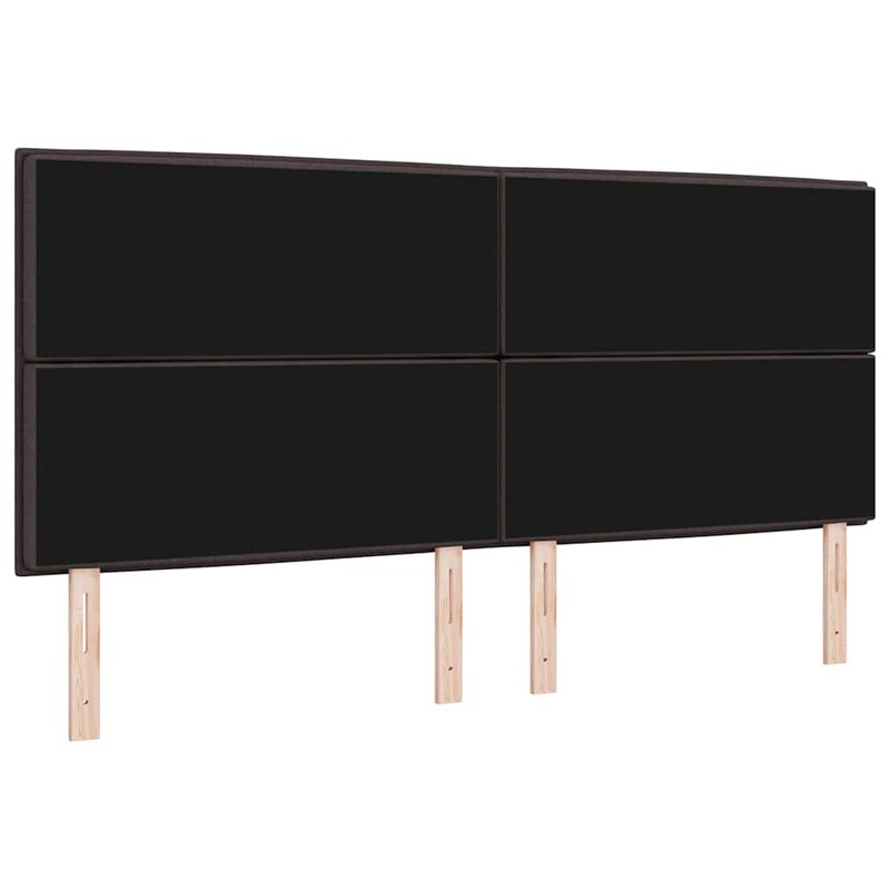 vidaXL Hoofdborden 2 st 80x5x78/88 cm fluweel donkerblauw