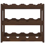 thumbnail of Botellero para 12 botellas madera maciza de pino marrón