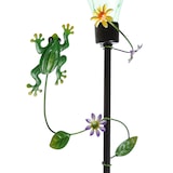 thumbnail of LED Solar Gartenstecker Frosch Garten Balkon Deko Erdspieß H: 84cm