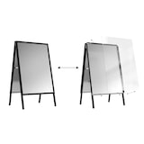 thumbnail of ALLboards Doppelseitige Werbetafel, Kundenstopper, Größe: A1, in einem schwarzen Aluminiumrahmen