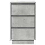 thumbnail of Cabinet de chevet avec tiroir Gris béton 39 x 34,5 x 65 cm Modèle Moderne Perle