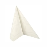 thumbnail of PAPSTAR 250 Servietten "ROYAL Collection" 1/4-Falz 40 cm x 40 cm weiss "New Mediterran"