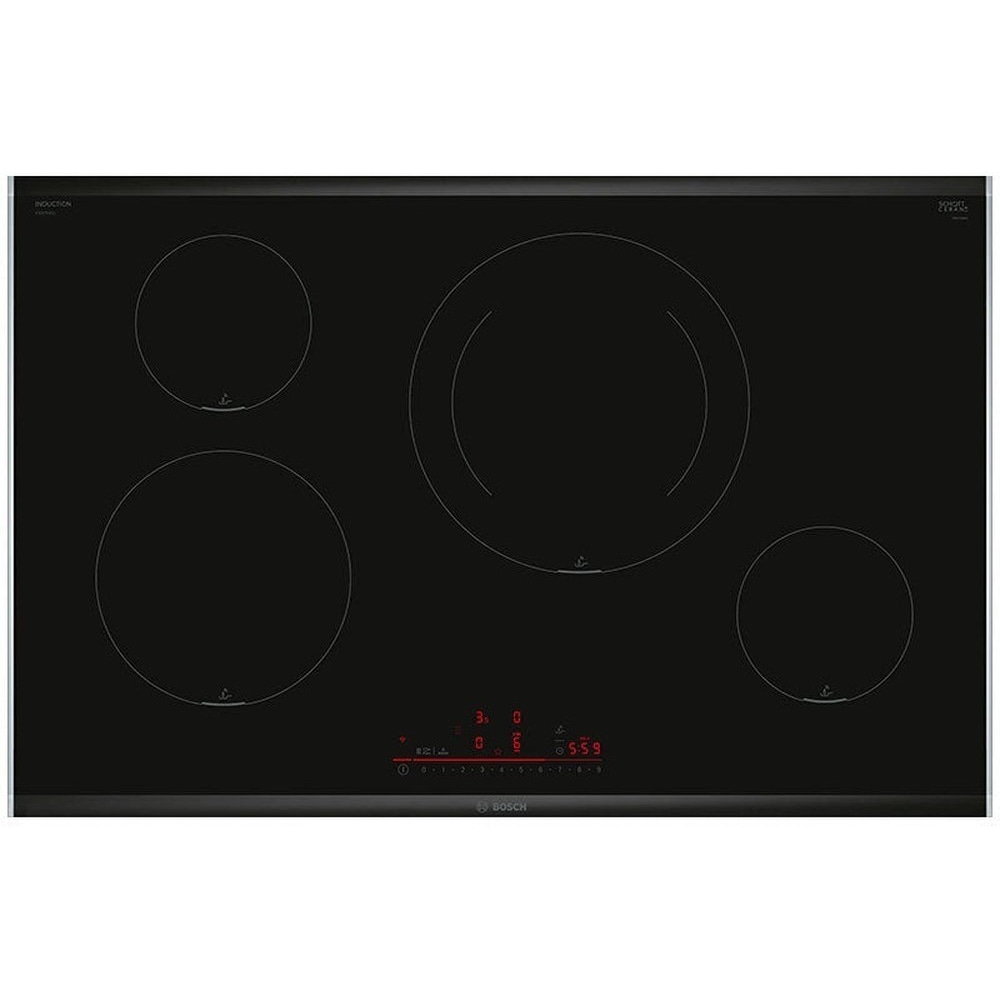 Vitrocerámica inducción Bosch PIE875HC1E 4 zonas cocción ancho 80 cm