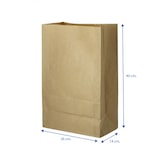 thumbnail of 250 Uds. Bolsas de papel kraft grandes sin asas (26+14x40cm)  Ref BP5