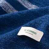 thumbnail of El Ganso - Coperta lavorata a maglia 140x190 cm 340GR - tinto in filo in blu navy