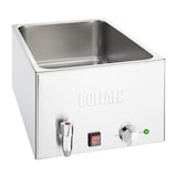 thumbnail of Buffalo Bain-Marie Mit Wasserhahn Ohne Behälter Gn 1 Zu 1