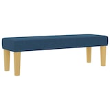 thumbnail of vidaXL Boxspringbett mit Kopfteil Blau 190 x 140 cm Stoff