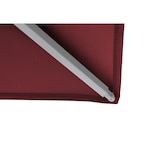 thumbnail of METRO PROFESSIONAL Parasol carré ROMA, aluminium/acier, 3 x 3 m, sans volant, avec manivelle et fonction de basculement, rouge/platine