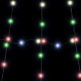 thumbnail of vidaXL LED Weihnachtsbaum mit Erdspießen Mehrfarbig 182 cm Metall