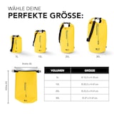 thumbnail of Where Tomorrow PVC dry bag - Style 02 - 10L - gelb