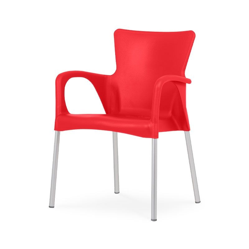Silla apilable Roma Rojo