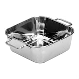 thumbnail of ILSA Mini Wok quadrato Monoporzioni in acciaio inox cm 12x12x4,5