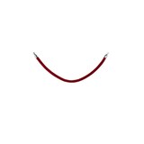 thumbnail of Saro Kordel mit rotem Samtüberzug für Absperrpfosten