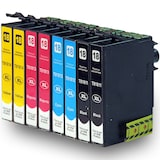 thumbnail of Kompatibel 8er Set Epson Gänseblümchen, T1816, 18XL, C13T18164010 Druckerpatronen Tinte von D&C