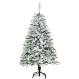 thumbnail of HOMCOM Árvore de Natal Artificial 120cm com Neve Ignífugo com 200 Ramos Folhas de PVC Base Dobrável e Suporte Metálico Decoração de Natal