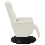 thumbnail of vidaXL Massagesessel mit Fußteil Creme Samt