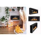 thumbnail of Chimenea de bioetanol Modelo Sunna Negro con cristal protector 90 cm
