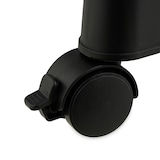 thumbnail of Relaxdays Kleiderständer auf Rollen, Metall, Kleiderstange höhenverstellbar, 94-161x75,5x42,5 cm, Rollständer, schwarz