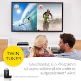 thumbnail of XORO HRS 9194 - DVB-S2 Full HD Satelliten Twin Receiver PVR Ready - 2 Aufnahmen gleichzeitig möglich Timeshift EPG USB 2.0 Mediaplayer 12V Anschluss