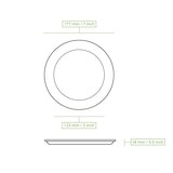 thumbnail of BIOZOYG 1000 Stück Einwegteller rund Ø 18cm Bio Geschirr Zuckerrohr Teller stabil biologisch abbaubar kompostierbar Bagasse Einwegteller Bioparty