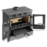 thumbnail of EEK A - Gusskaminofen mit Flügeltüren Modell JA006, Holz&Kohle - 9,8kW