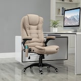 thumbnail of Vinsetto silla de oficina giratoria con masaje de 6 puntos función basculante con calefacción altura ajustable respaldo reclinable y mando a distancia
