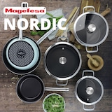 thumbnail of Magefesa Nordic - Steelpan 18cm verglaasd geëmailleerd staal Geschikt voor inductie