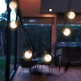 thumbnail of Lumisky Luzes de corda solares de LED para festa, 20 unidades, 9 metros de comprimento. PVC Transparente