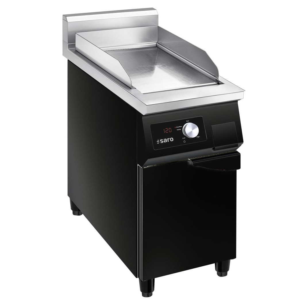SARO Induktions-Griddleplatte Modell MAURICE, 400 x 700 x 830 mm