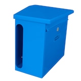 thumbnail of V-part Brievenbussen Metaal 402 mm 212 mm 360 mm blauw