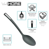 thumbnail of WellHome - Set di pentole in acciaio inossidabile da 7 pezzi con 6 utensili da cucina di base in PBT nero