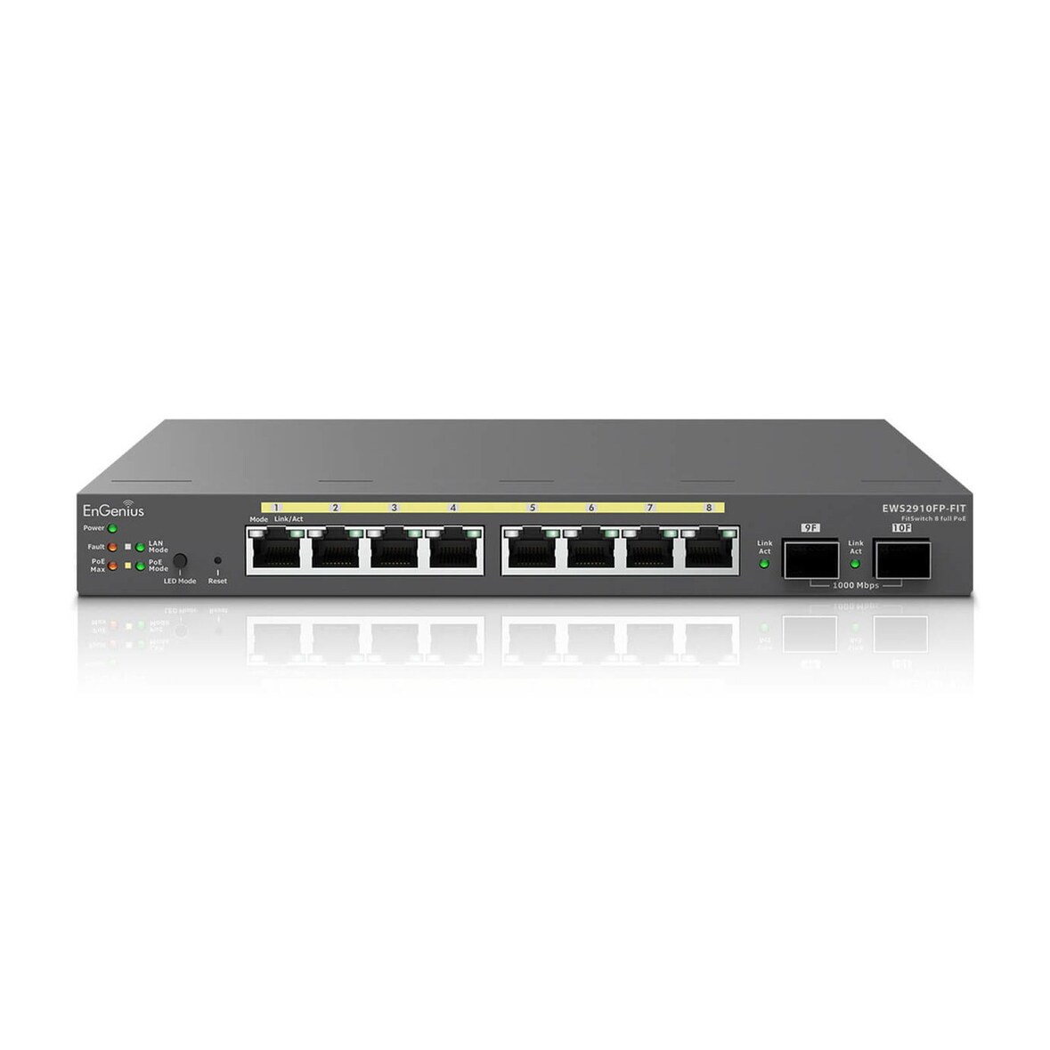 EnGenius EWS2910FP-FIT Netzwerk-Switch Managed L2/L3 Gigabit Ethernet (10/100/1000) Power over Ethernet (PoE) Grau (EWS2910FP-FIT)