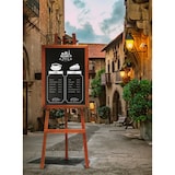 thumbnail of Securit® Cavalletto "Easel" - Legno finitura laccata mogano - 165cm