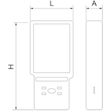 thumbnail of Felpudo de caucho 530x370x17 mm.